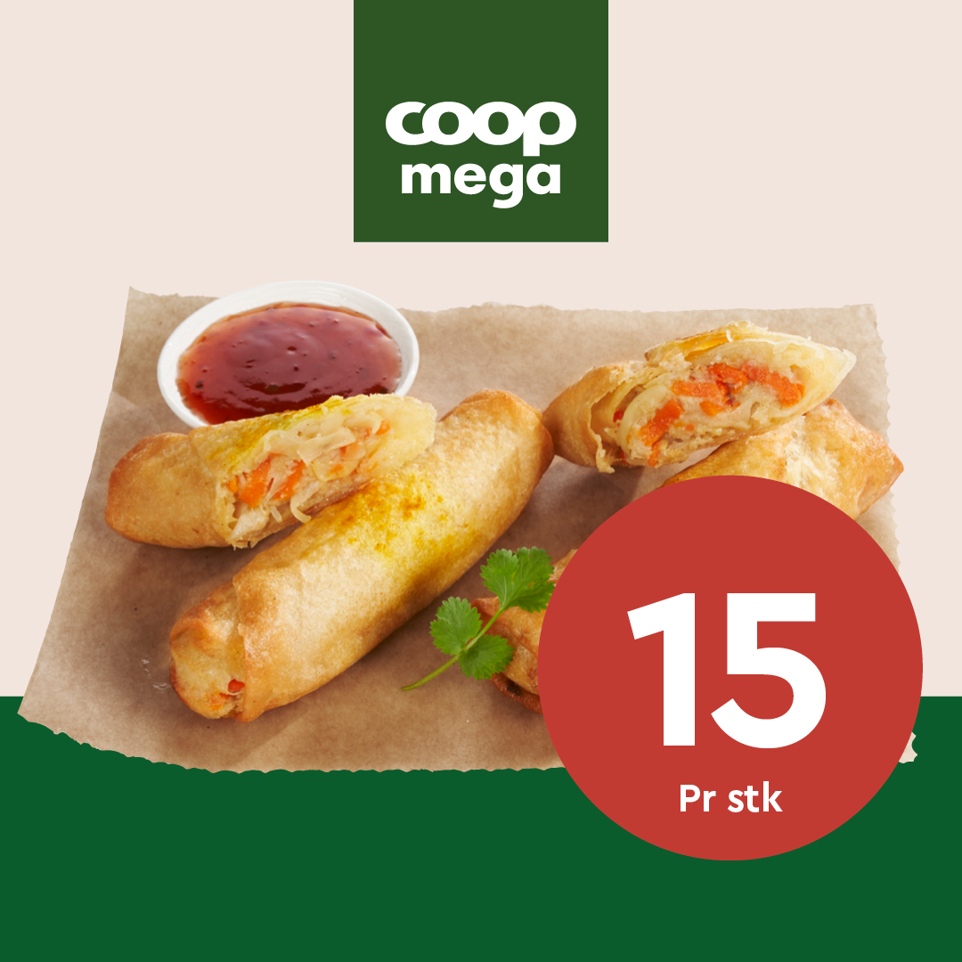 Vårruller fra ferskvaredisken Coop Mega