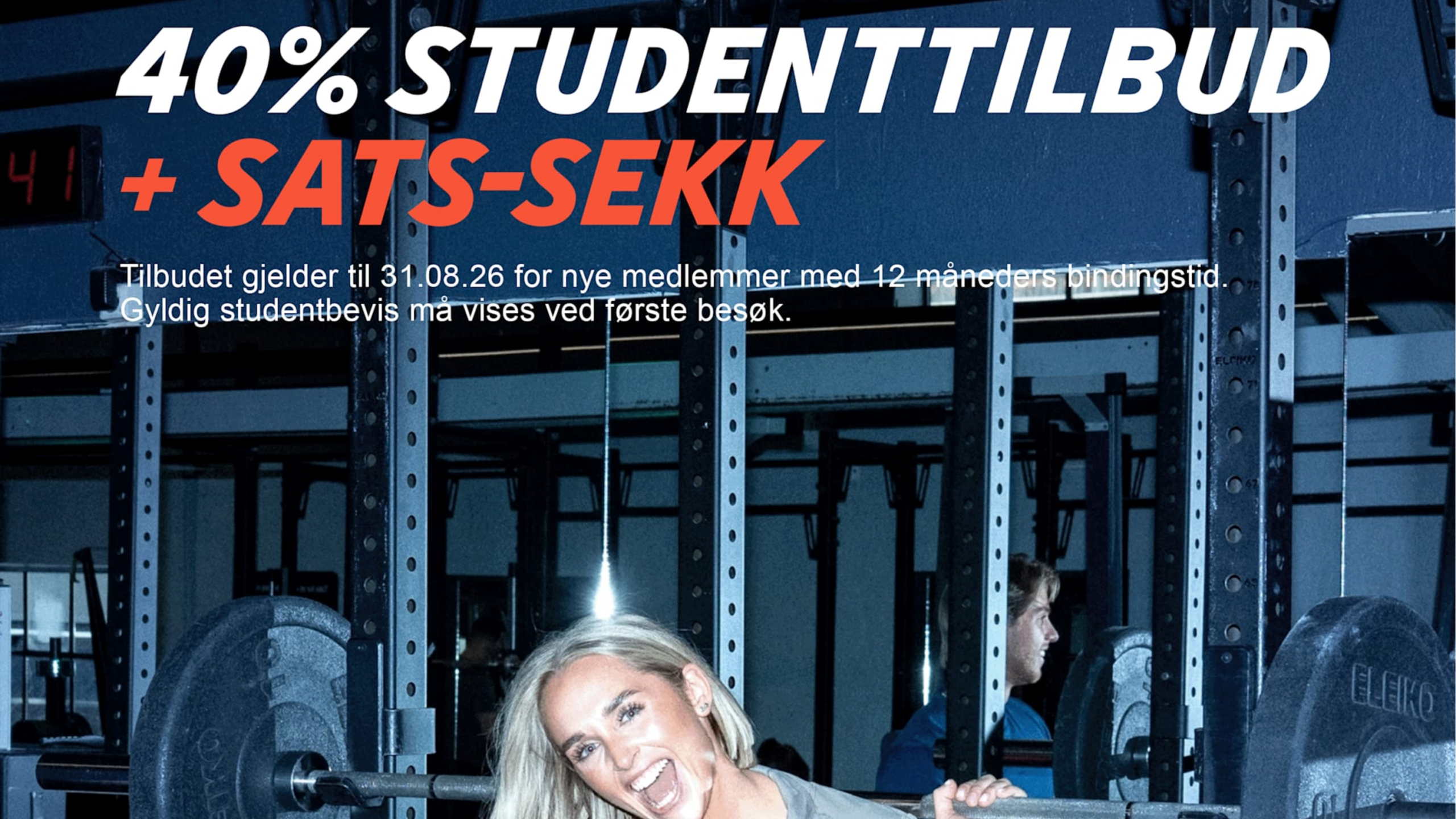 STUDENT OG MEDLEMSKAPS KAMPANJE I AUGUST SATS